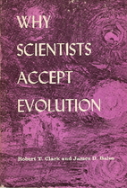 Why Scientists Accept Evolution by Robert T.…