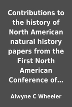 Contributions to the history of North…