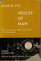 Voices of Man The Meaning and Function of…