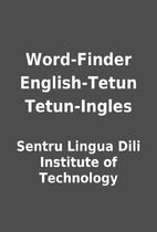 Word-Finder English-Tetun Tetun-Ingles by…