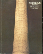 SOTHEBY'S CATALOG : Photographs - NY - April…