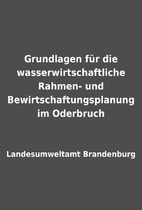Grundlagen für die wasserwirtschaftliche…