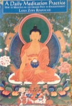 A daily meditation practice: How to meditate…