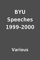 BYU Speeches 1999-2000 by Various