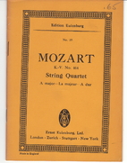 String Quartet in A Major K464 by Wolfgang…