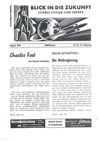 Blick in die Zukunft, 1958, Nr. 18, August,…