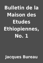 Bulletin de la Maison des Etudes…