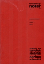Statistik 1, bind 1 by Anders Holst Andersen