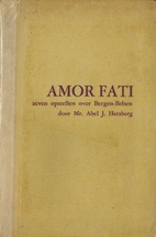 Amor fati : de aanhankelijkheid aan het…