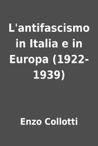 L'antifascismo in Italia e in Europa…