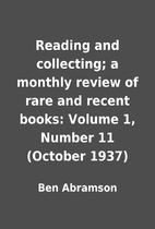 Reading and collecting; a monthly review of…