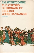 The Oxford Dictionary of English Christian…