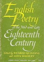 English poetry of the mid and late…