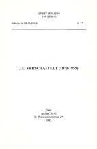 J.E. Verschaffelt (1870-1955) by Bart Van…