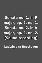 Sonata no. 1, in F major, op. 2, no. 1.…