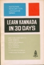 Learn Kannada in 30 Days by Ranga Rao