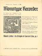 Black letter : its origin & current use by…
