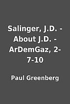 Salinger, J.D. - About J.D. - ArDemGaz,…