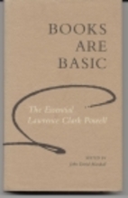 Books Are Basic: The Essential Lawrence…