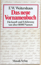 Das neue Vornamenbuch Herkunft und…