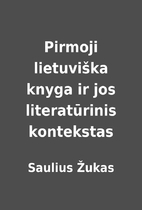 Pirmoji lietuviška knyga ir jos…