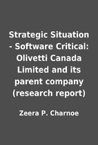 Strategic Situation - Software Critical:…