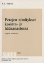 Petojen nimitykset kosinta- ja…
