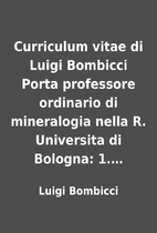 Curriculum vitae di Luigi Bombicci Porta…
