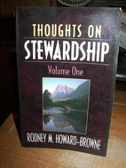 Thoughts on Stewardship by Rodney M.…