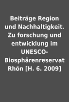 Beiträge Region und Nachhaltigkeit. Zu…