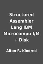 Structured Assembler Lang IBM Microcompu I/M…
