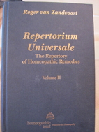 Repertorium Universale: The Repertory of…