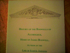 History of the Boswells of Auchinleck, Home…