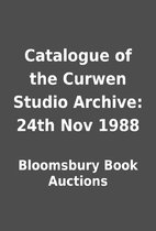 Catalogue of the Curwen Studio Archive: 24th…
