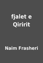 fjalet e Qiririt by Naim Frasheri