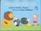 WHO SAYS THAT by Arnold L. Shapiro