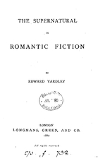 The Supernatural in Romantic Fiction by…