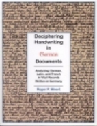 Deciphering Handwriting in German Documents:…