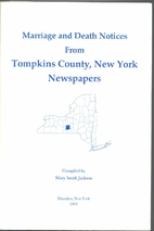 Marriage and Death Notices From Tompkins…