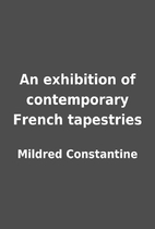An exhibition of contemporary French…