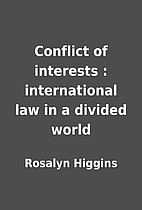 Conflict of interests : international law in…