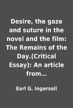 Desire, the gaze and suture in the novel and…
