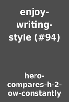 enjoy-writing-style (#94) by…
