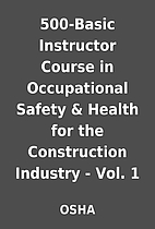 500-Basic Instructor Course in Occupational…