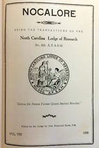 Nocalore, vol. VIII; being the transactions…