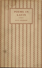 Poems in Latin : together with a few…