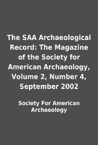 The SAA Archaeological Record: The Magazine…