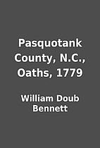 Pasquotank County, N.C., Oaths, 1779 by…