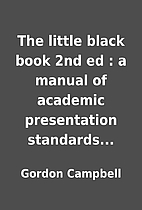 The little black book 2nd ed : a manual of…