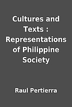 Cultures and Texts : Representations of…